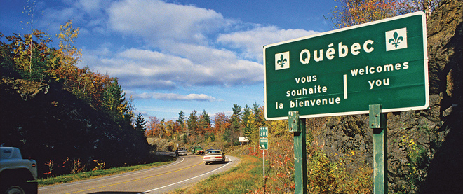 Leaving Quebec