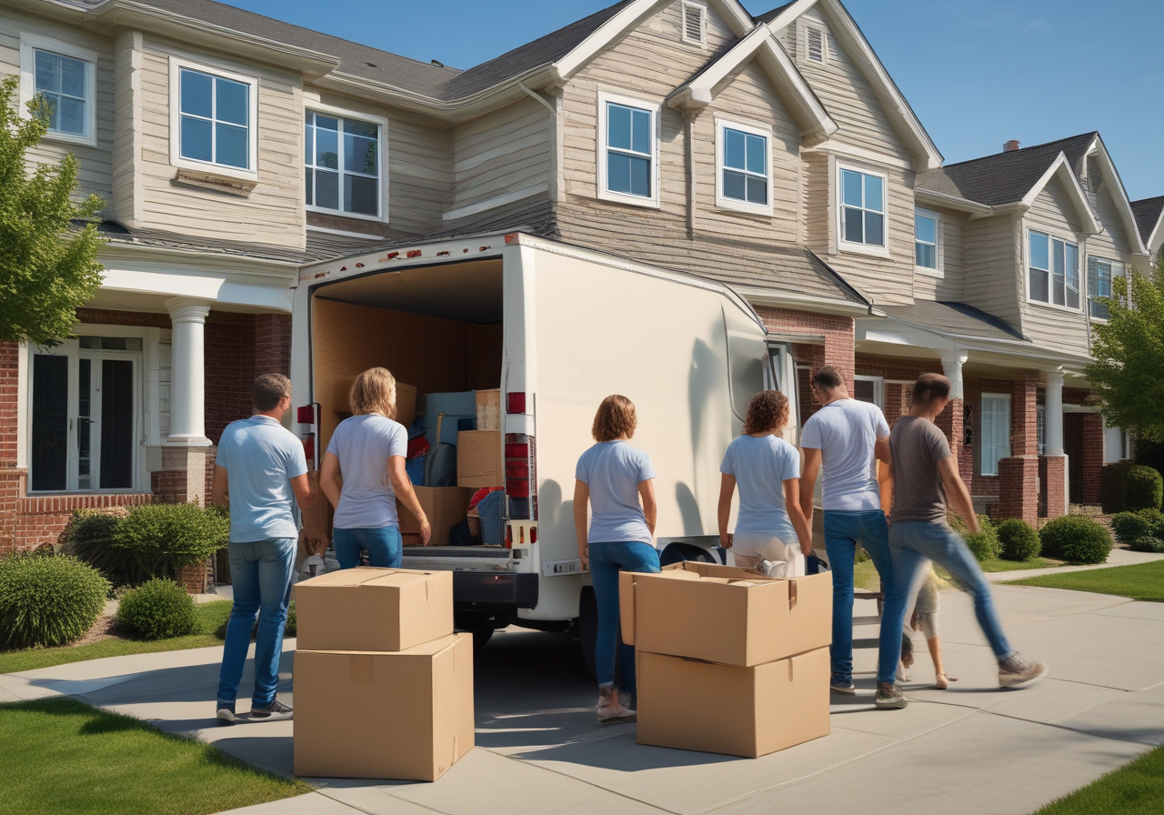 Family packing for long distance move